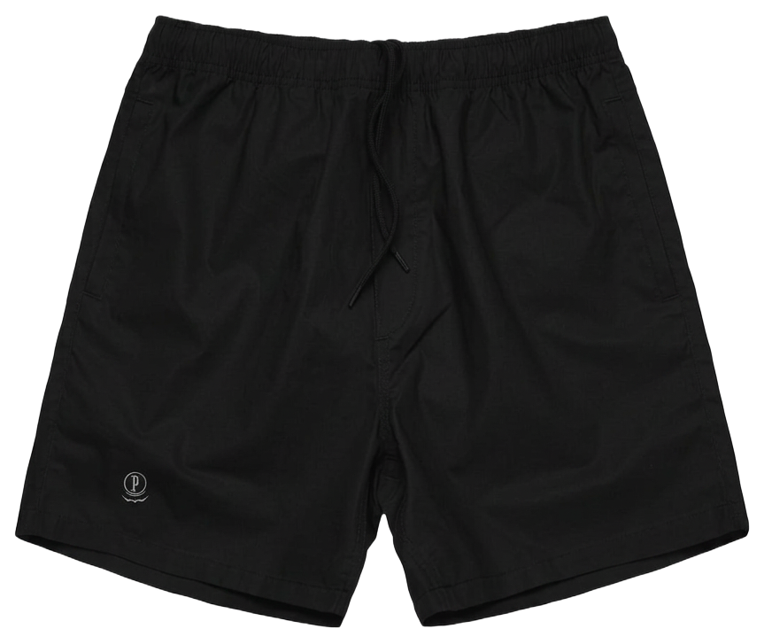 PRIMERO Embroidered Emblem Beach Shorts